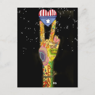 Peace, Party, Victory USA Invitation - SRF