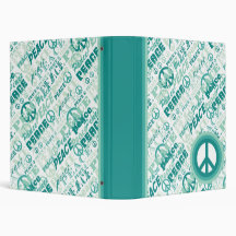 Peace Pattern  Binder