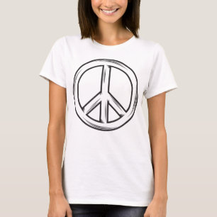 Peace Peace Sign for Men and Women  T-Shirt