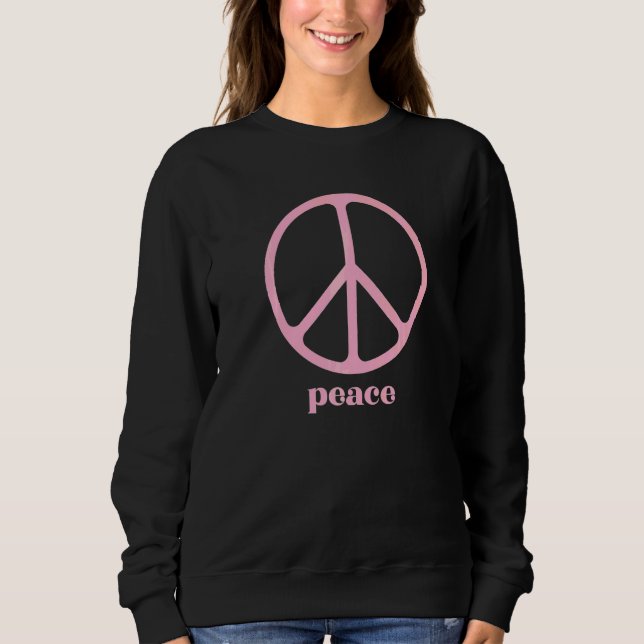 Peace Peace Sign   Sweatshirt (Front)