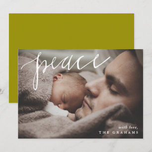 Peace Photo Holiday Card