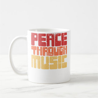 Peace - Piano Lessons Piano Player  Piano Teacher Coffee Mug
