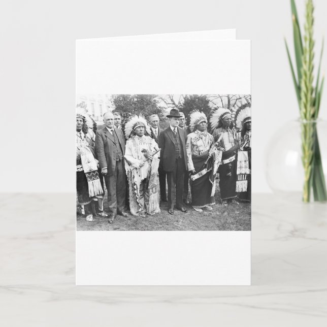 Peace Pipe, 1905 Card (Front)