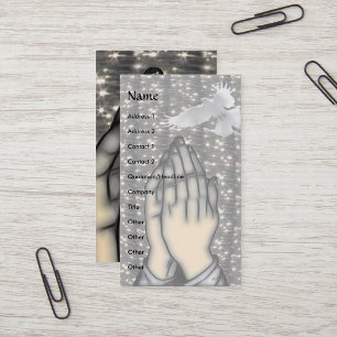 Peace! Please!  business-card template Business Card