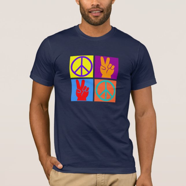 Peace Pop Art T-Shirt (Front)