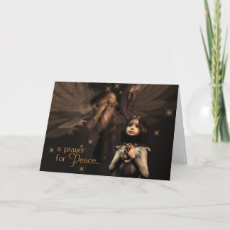 Peace Prayer Christmas Card