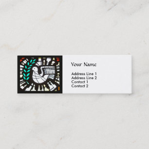 Peace Profile -- Buddha quote Mini Business Card