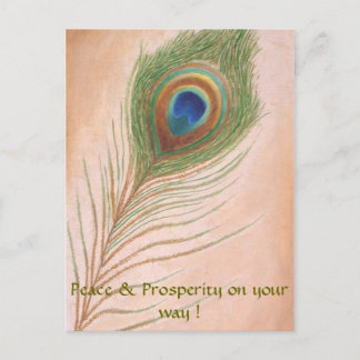 Peace & Prosperity on your way ! Postcard