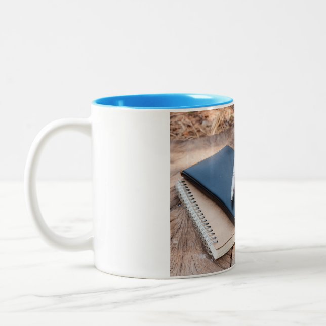 Peace & Quiet Journal Writing Mug (Left)