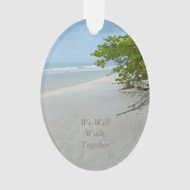Peace & Quiet on Sanibel Island Oval Ornament (Front)