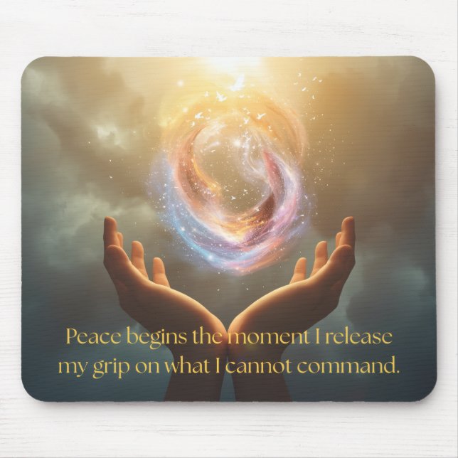Peace Quote Mousepad (Front)
