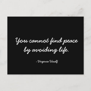 Peace Quote Postcard