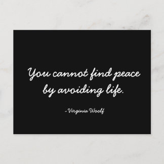Peace Quote Postcard