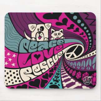Peace, Rescue by Calico Dragon Mouse Mat