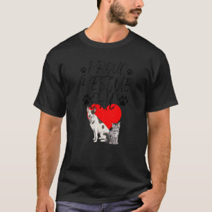 Peace Rescue Dad Animal Protect Funny Pet Animal L T-Shirt