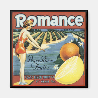 Peace River Fruit Company Crate Label Magnet