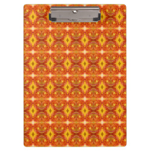 Peace Rose Ikat 8 Clipboard