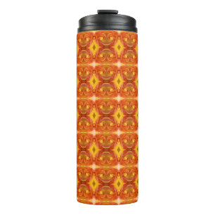 Peace Rose Ikat 8 Thermal Tumbler