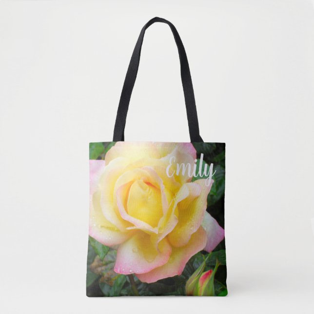 Peace Rose Photo Tote Bag (Front)