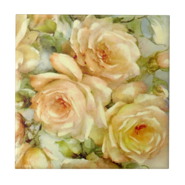 Peace Roses Tile (Front)