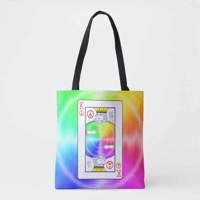Peace Rules -  Tote Bag (Front)