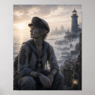 Peace / Sailor / Lighthouse Coast Poster