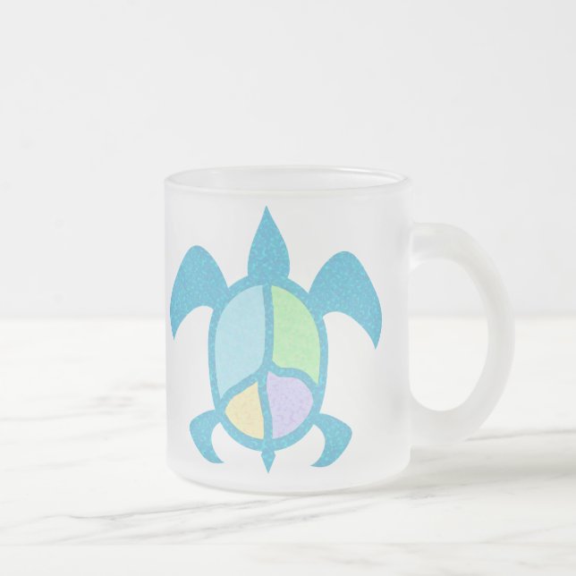Peace Sea Turtle Mugs (Right)