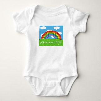 Peace Shalom Salaam Baby Bodysuit