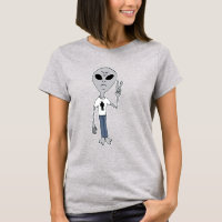 Peace Sign Alien