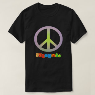 Peace sign and Georgian text მშვიდობა T-Shirt