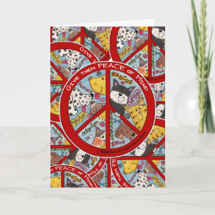 Peace Sign-Animal Protection Card