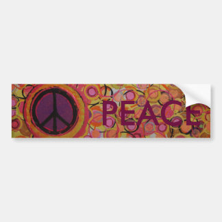 Peace Sign Bumper Sticker