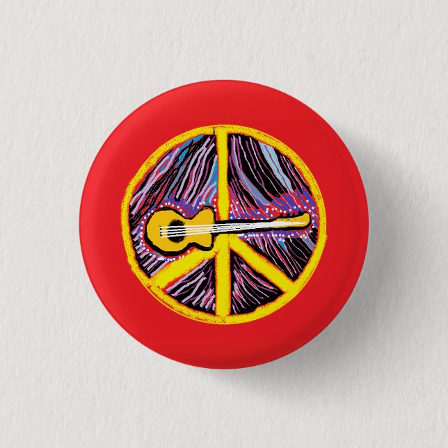 Peace Sign Button (Front)