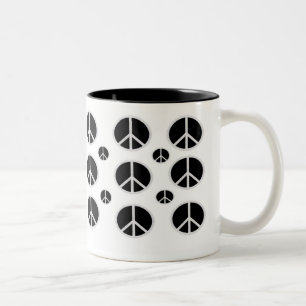 PEACE SIGN COFFE MUG