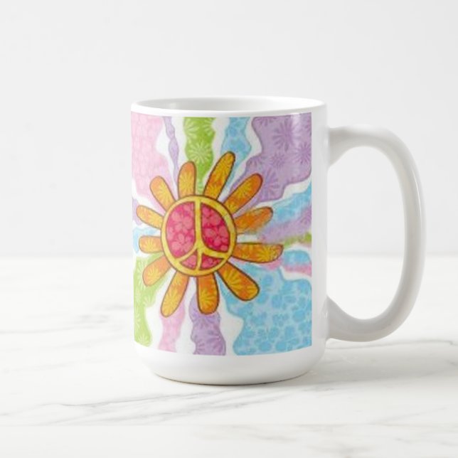 Peace Sign Coffee Mug (Right)
