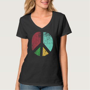 Peace sign costume flower power outfit hippie retr T-Shirt