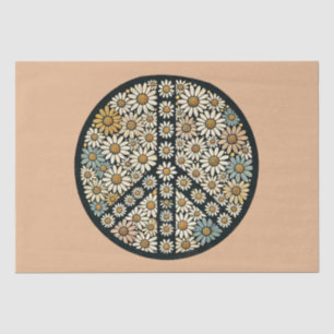 Peace Sign Daisies                                 Tissue Paper