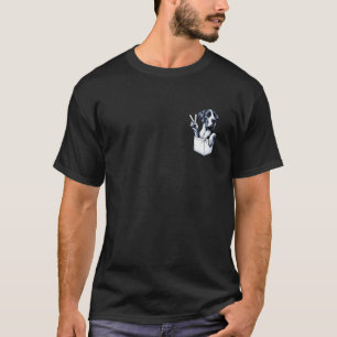 Peace Sign Hand Great Dane in Pocket Mens Womens G T-Shirt