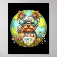 Peace Sign Hand Yorkshire Terrier Kids Mens Womens