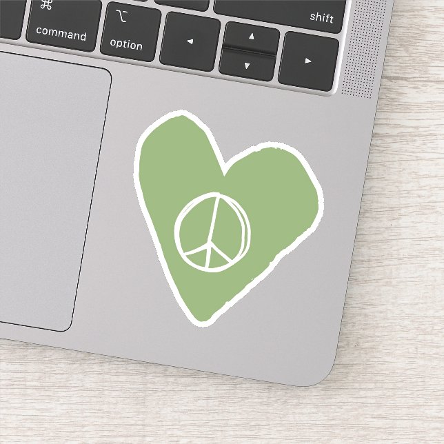 Peace Sign Heart (Detail)