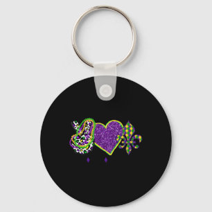 Peace Sign Heart Fleur De Lys Hippie Peace Love Ma Key Ring