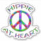 Peace Sign Hippie At Heart Colourful Contour Stick