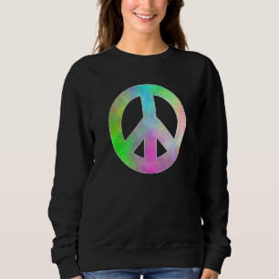 Peace Sign Hippie Retro Sweatshirt