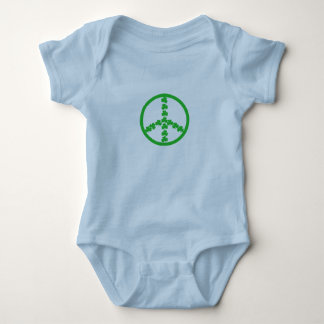 Peace sign Irish baby Bodysuit