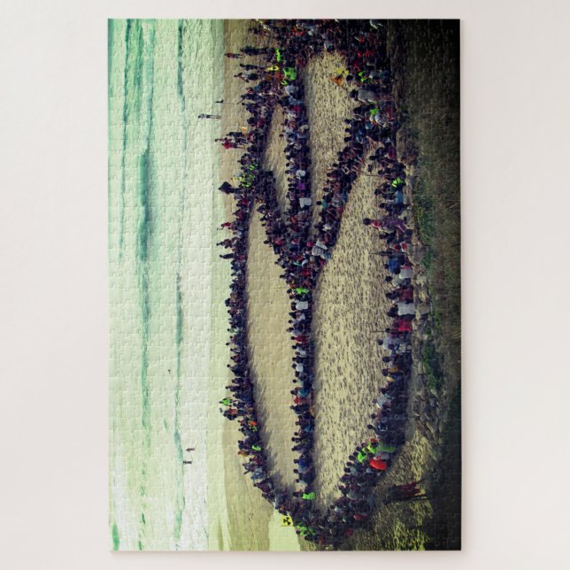 Peace Sign Jigsaw Puzzle (Vertical)