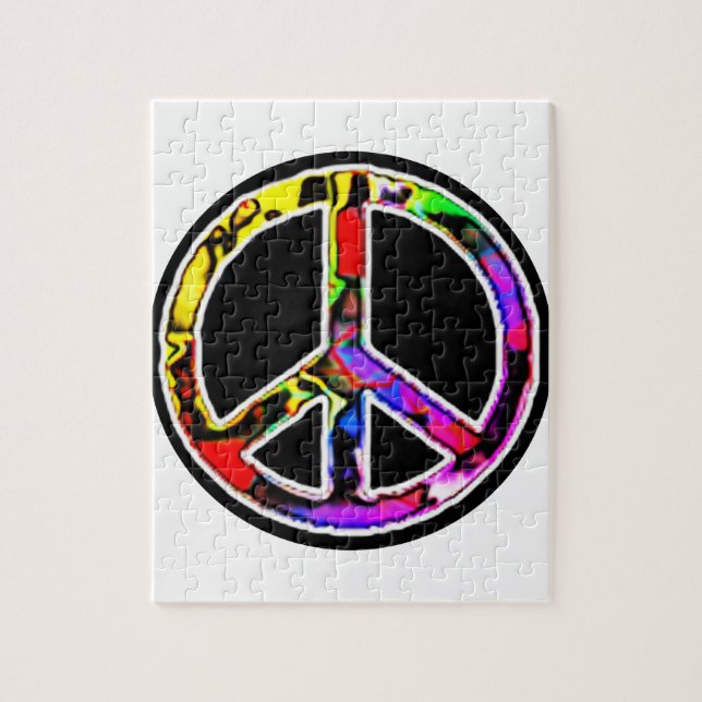 Peace Sign Jigsaw Puzzle (Vertical)