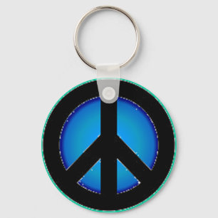 PEACE SIGN KEY CHAIN