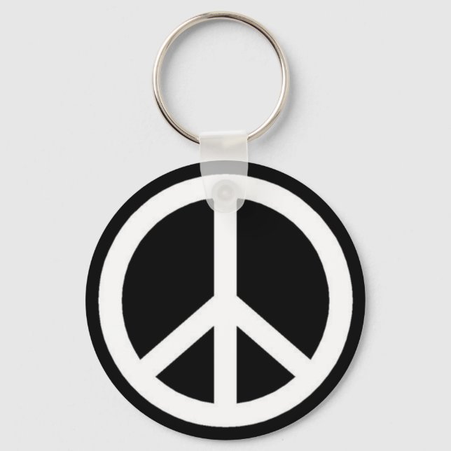 Peace Sign Key Ring (Front)