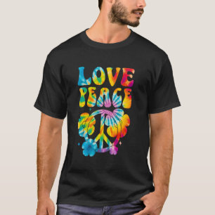 Peace Sign Love 60s 70s Costume Groovy Tie Dye The T-Shirt