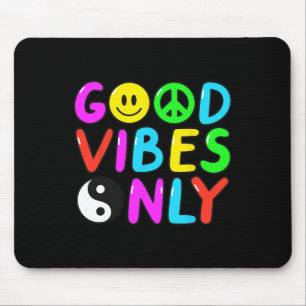PEACE SIGN LOVE 60s 70s Groovy Hippie Costume Hall Mouse Mat